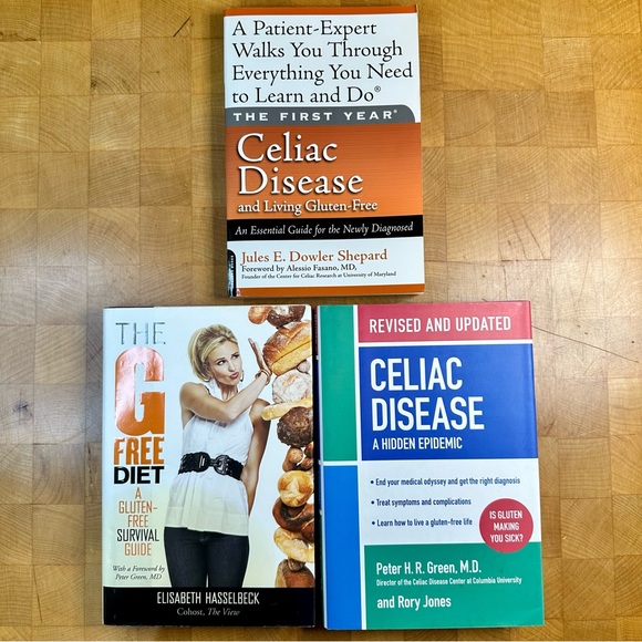 3 Books on Celiac Disease and the Gluten Free Diet - Picture 1 of 6